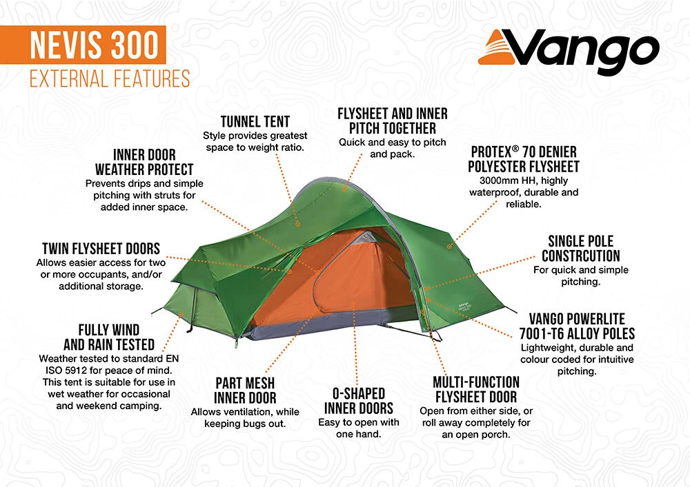 Vango Nevis 300 Tent (2023) 4 Vango Nevis 300 Tent (2023) - Image 4