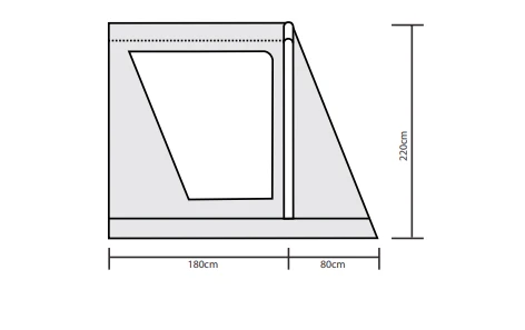Outdoor Revolution O-Zone XTR Safari Front Porch Extension 2 Outdoor Revolution O-Zone XTR Safari Front Porch Extension - Image 2