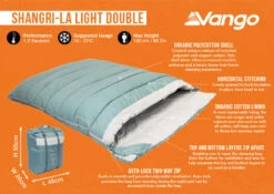 Vango Shangri-La Light Double Sleeping Bag (2023) 7 Vango Shangri-La Light Double Sleeping Bag (2023) -Vango Shop shangri la light double infographic 1