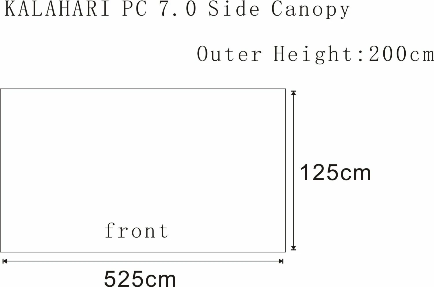 Outdoor Revolution Kalahari Side Sun Wing 2 Outdoor Revolution Kalahari Side Sun Wing - Image 2