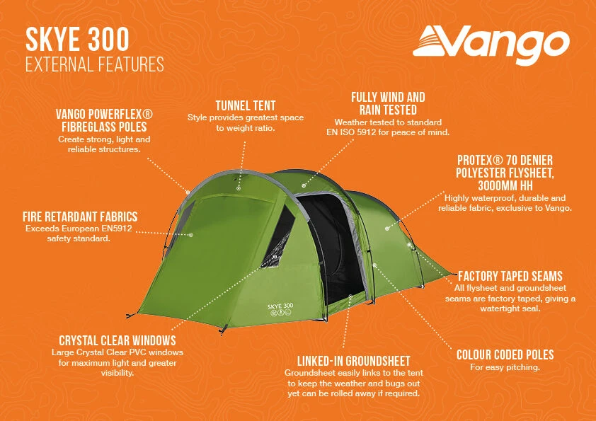 Vango Skye 300 Tent (2022) 3 Vango Skye 300 Tent (2022) - Image 3