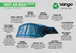 Vango Airbeam Vango Tahiti 850XL Air Tent (2023) -Vango Shop tahiti air 850xl package