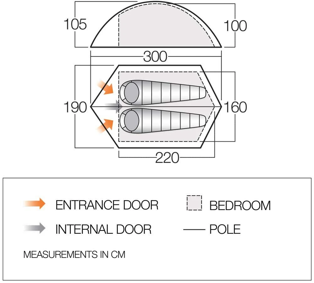 Vango Blade 200 Tent (2022) 3 Vango Blade 200 Tent (2022) - Image 3