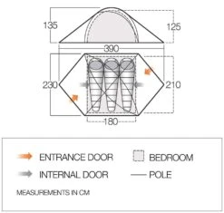 Vango Halo 300 Tent (2022) 7 Vango Halo 300 Tent (2022) -Vango Shop vango 2020 tents floorplan halo pro 300