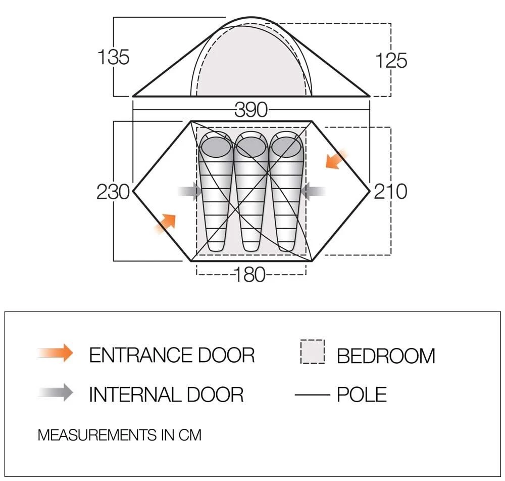 Vango Halo 300 Tent (2022) 3 Vango Halo 300 Tent (2022) - Image 3