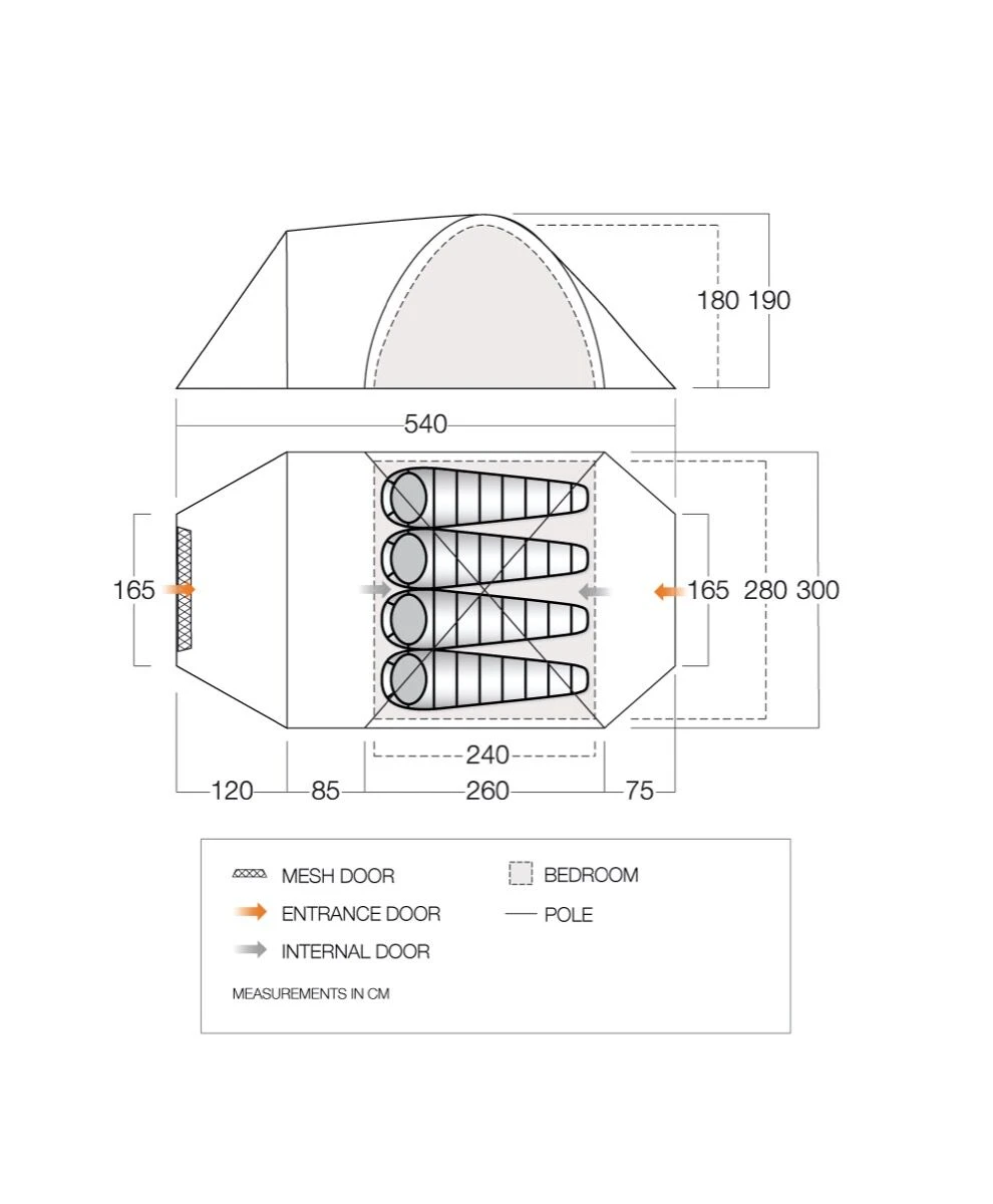 Vango Mokala 450 Tent (2022) 2 Vango Mokala 450 Tent (2022) - Image 2