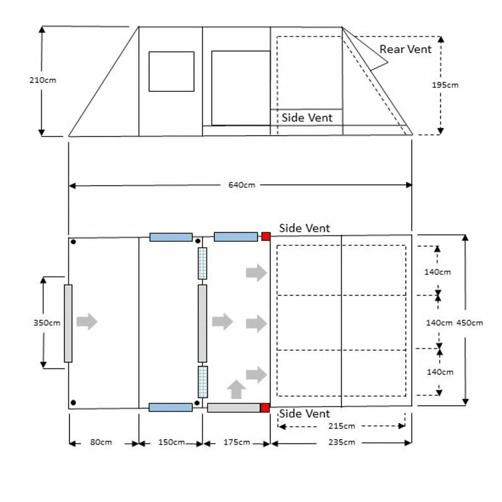 Wild Country Zonda 6EP Tent (2022) 2 Wild Country Zonda 6EP Tent (2022) - Image 2
